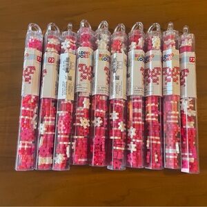 Set of 10 Hashtag Building Blocks Hashtags # Red White Pink Target